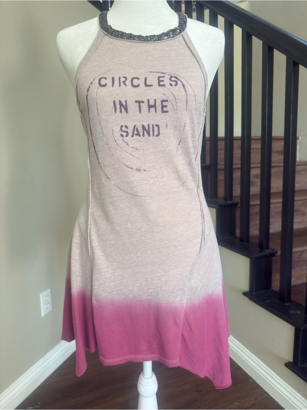 Free People P + S Circles in the Sand Ombre Tunic Top